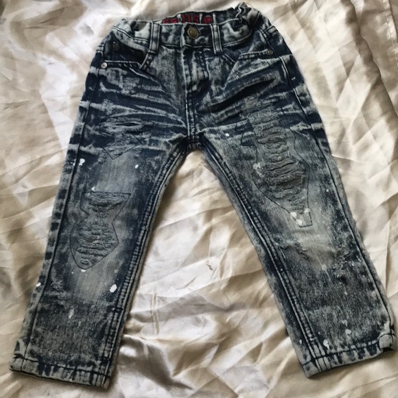little boys ripped jeans